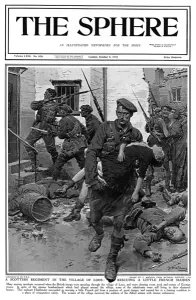 Troop Prints: Highlander rescues French girl at Loos