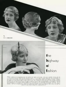 Hairstyle Prints: Highway of fashion 1933