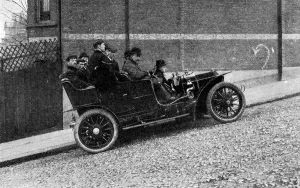 Climbing Prints: Hill climbing in a Rolls Royce1906