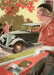 Saloon Prints: Hillman Minx car advertisement