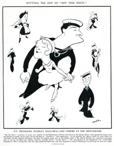Caricature Prints: Hit the Deck at the Hippodrome by Hynes