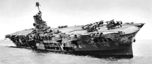Shortly Prints: HMS Ark Royal listing to starboard, Second World War, 1941