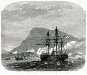 West Prints: HMS Bulldog in conflict at Cap-Haitien