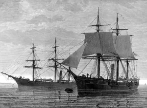August Prints: HMS Discovery and HMS Alert, 1875
