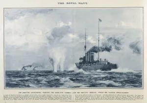 Bravery Prints: HMS Gloucester in Great War Deeds, WW1