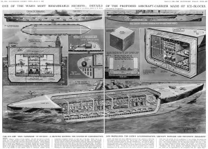 Secret Prints: HMS Habbakuk in section