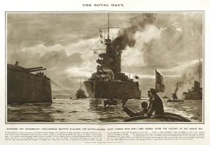 Bravery Prints: HMS Lion of the Royal Navy in Great War Deeds, WW1
