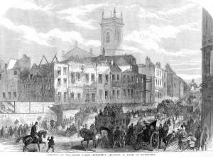 Houses Prints: Holborn Hill, London, 1866