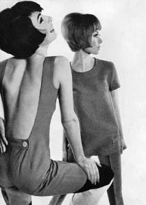 1965 Prints: Holiday clothes - dungarees and trouser suit, 1965