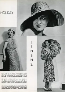 Frocks Prints: Holiday clothing 1933