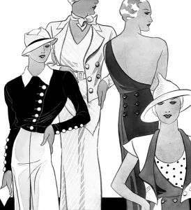 Silk Prints: Holiday fashions from Gorringes & Army and Navy Stores