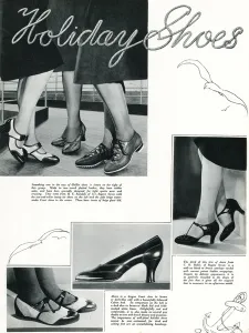 Heel Prints: Holiday shoes 1933