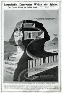 Discovery Prints: The hollow head of the Sphinx, Egypt