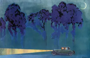 Drive Prints: And So Home - By Christmas Moonlight in the Sketch