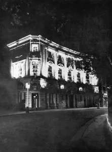 Strand Prints: Home of the Sphere on Coronation night, 1953
