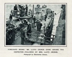 Paris Prints: Homebound from Paris on the destroyer - February, 1919