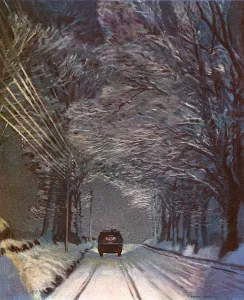 Drive Prints: Homewards - for Christmas by Charles Pears
