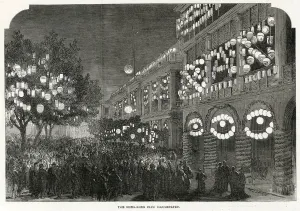 Edinburgh Prints: Hong Kong Club illuminations