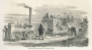 Machinery Prints: Hornsbys Thresher