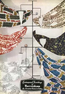 Manufacturer Prints: Horrockses fabric advertisement