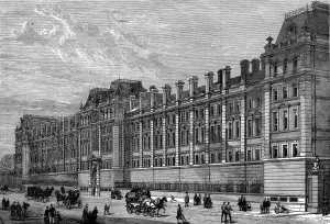 Cavalry Prints: Horseguards Cavalry Barracks, Knightsbridge, 1880