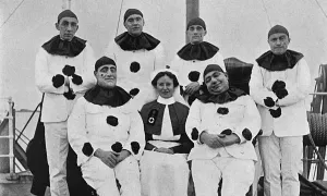 Concert Prints: A hospital ship Pierrot troupe, WW1