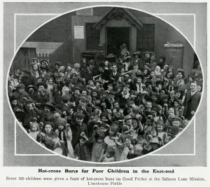Fields Prints: Hot-cross buns for poor children in the East-end of London