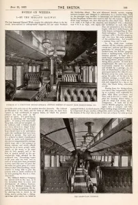 Mar18 Prints: Hotels on wheels by the Midland Railway, 1893