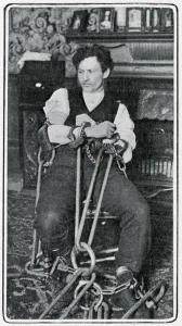 Hippodrome Prints: Houdini & Daily MIrror Challenge - handcuffs 1904