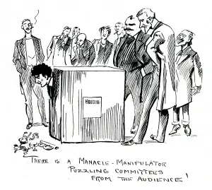 Audience Prints: Houdinis act at the London Hippodrome 1904