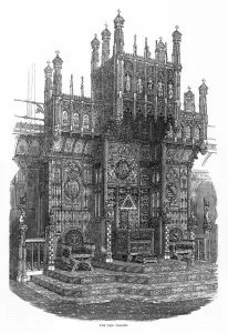 Throne Prints: House of Lords 1847