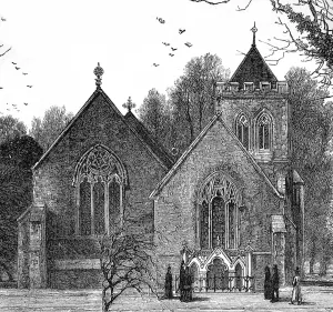 1881 Prints: Hughenden Church, 1881