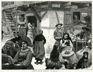 Human Prints: Human hair market in Alsace 1871