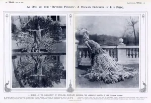 Human Prints: A human peacock in his pride