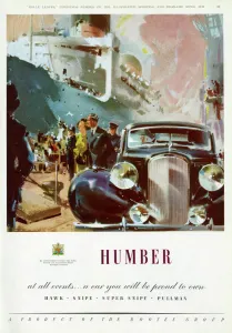 Cruise Prints: Humber car advertisement