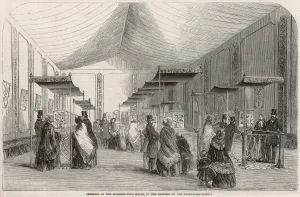 Gould Prints: Humming bird house at the Zoological Society