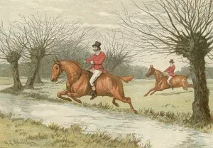 Traditional Prints: Hunting scenes 1884