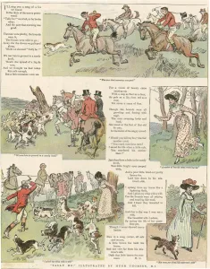 Hugh Prints: Hunting scenes - Graphic Christmas number