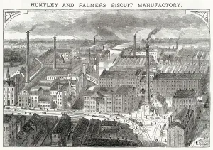 Exterior Prints: Huntley and Palmers Biscuit Manufactory