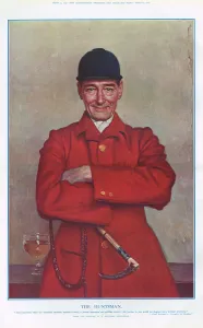 Hunt Prints: The Huntsman, painting by W Smithson Broadhead