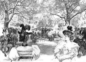 Drawn Prints: Hyde Park, London, 1897