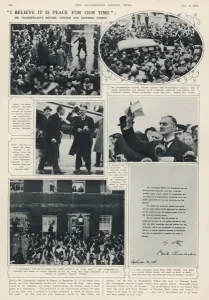 Chamberlain Prints: I believe it is peace for our time