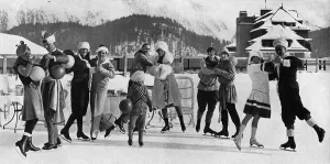 Winter Prints: Ice carnival at St. Moritz