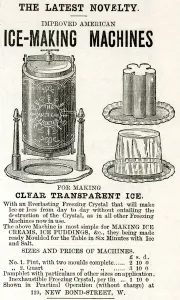 Moulds Prints: Ice-making machine 1883
