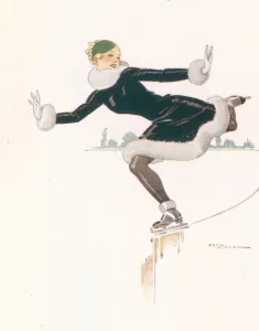 Skating Prints: Ice skater
