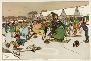 Enjoyment Prints: Ice Skating Children