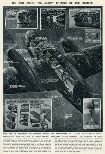 Bomber Prints: Ice and snow, enemies of the bomber, by G. H. Davis