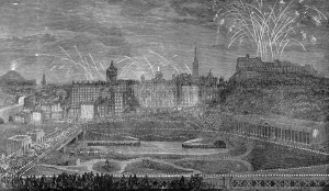August Prints: The Illumination of Edinburgh Old Town to celebrate the Marr