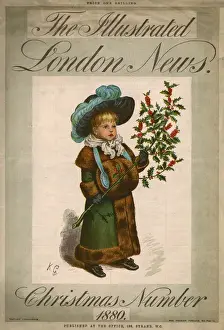 Holly Prints: Illustrated London News Christmas Number 1880 Kate Greenaway
