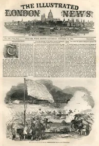 1844 Prints: Illustrated London News cover, 19th October 1844